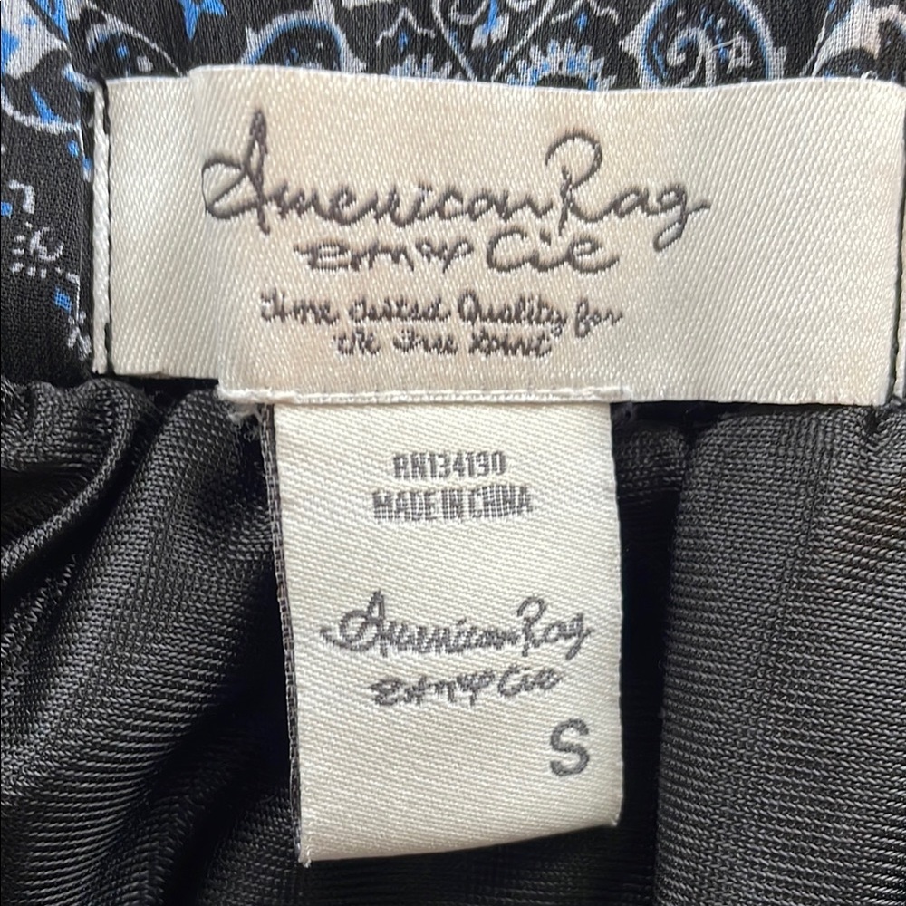American Rag Blue Paisley Skirt - Picture 6 of 7